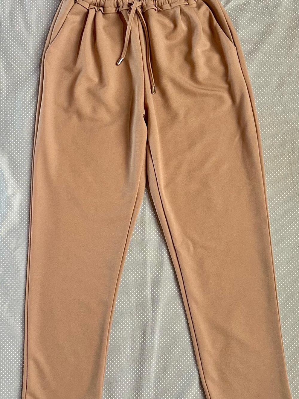 Charlotte Russe Women’s Drawstring Casual Pants in Mauve